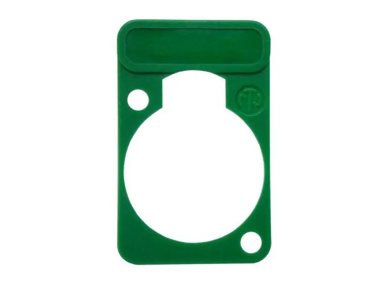 Neutrik merkeplate D type 